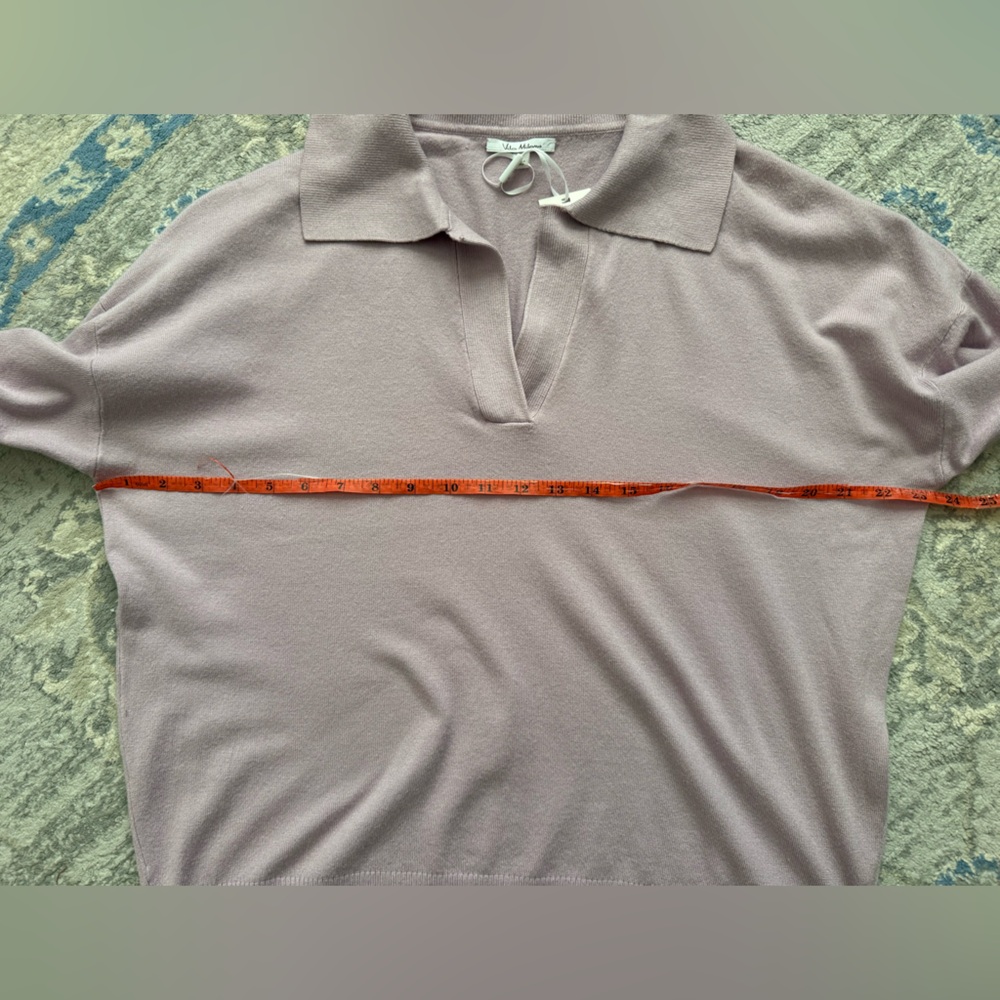 Vila Milano Collared V-Neck Sweater - Picture 3 of 6
